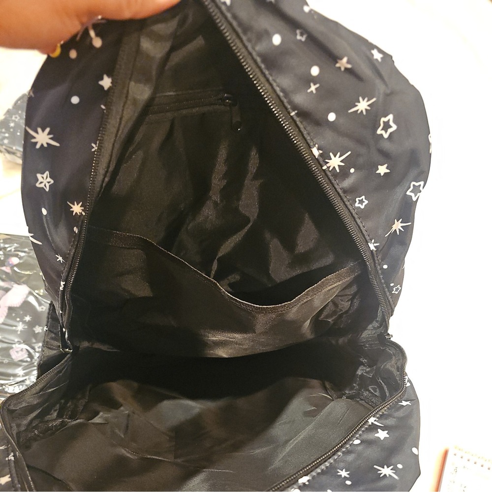 Colorful Kuromi Cute‎ Black Backpack Bag - New - Picture 3 of 5